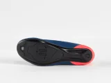 Load image into Gallery viewer, Bontrager Circuit Road Nautical Navy/Radioactive Coral cycling shoe 
