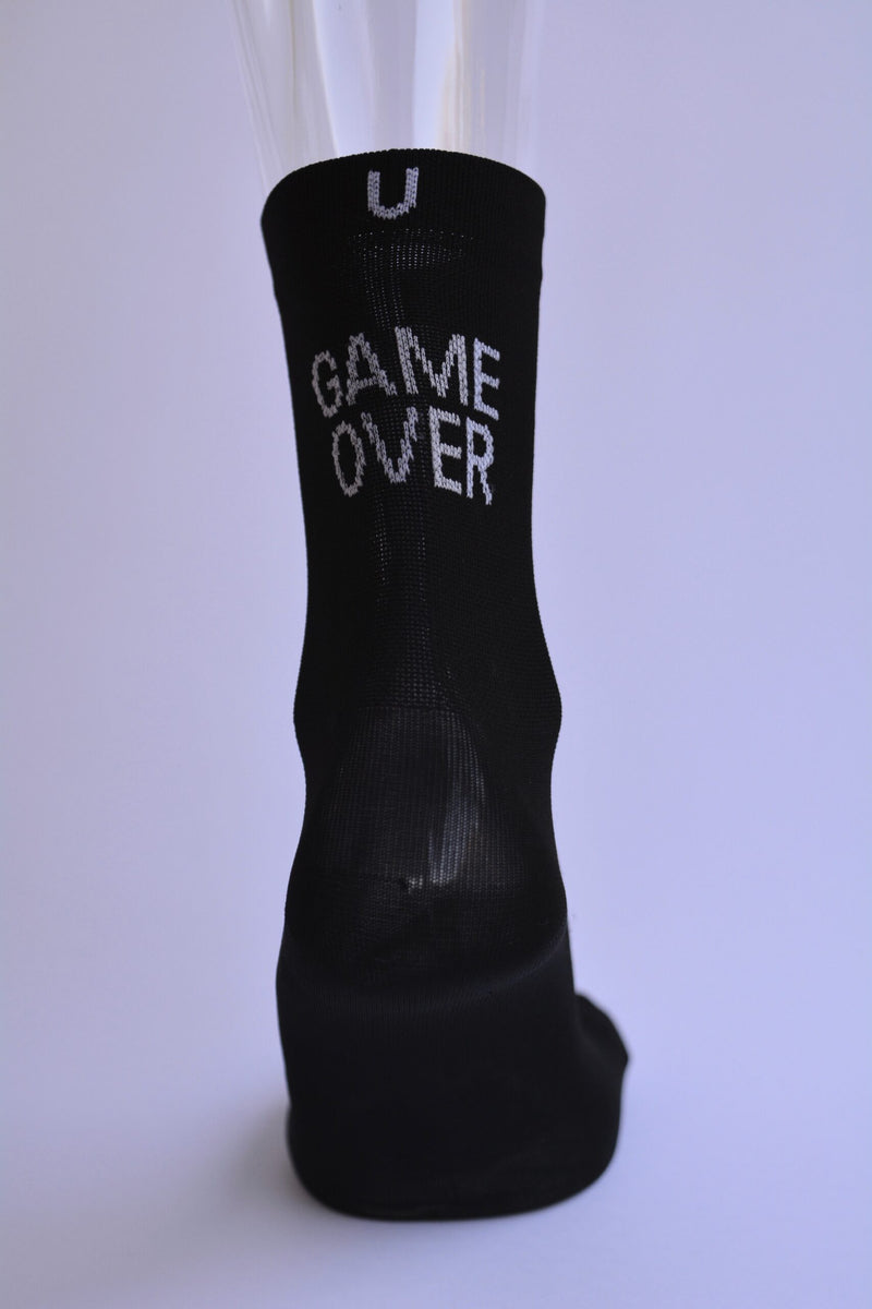 Load image into Gallery viewer, UMBRAIL SOCKS GAME OVER BLACK
