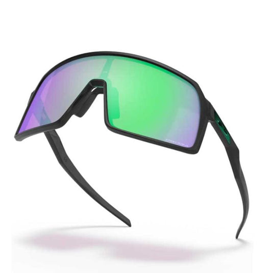 Occhiali Oakley Sutro nero opaco lenti prizm road jade